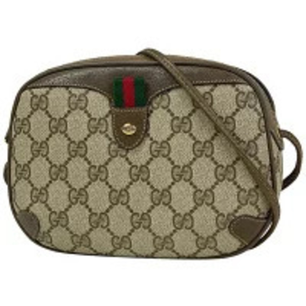Gucci GG shoulder bag Sherry canvas beige brown